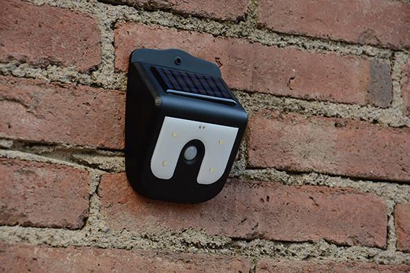 INDUSTEX Vigilamp Solar-Solarleuchte - Außen Leuchte mit Bewegungsmelder  