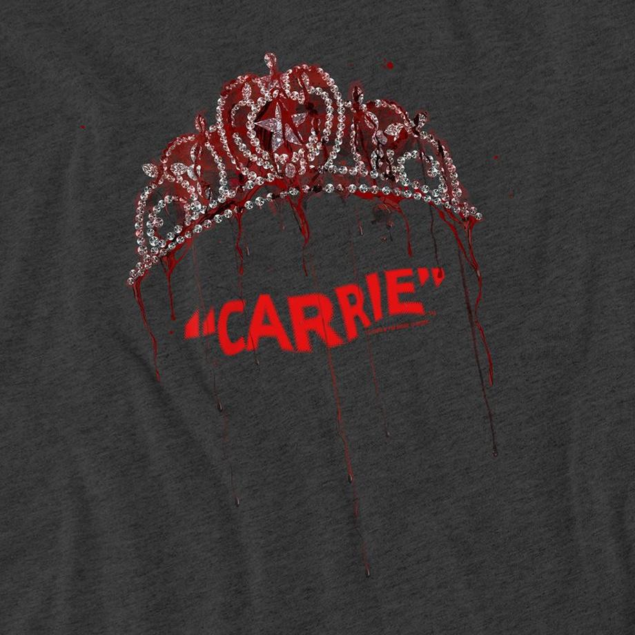 Carrie T-Shirt Prom Queen Chiné  