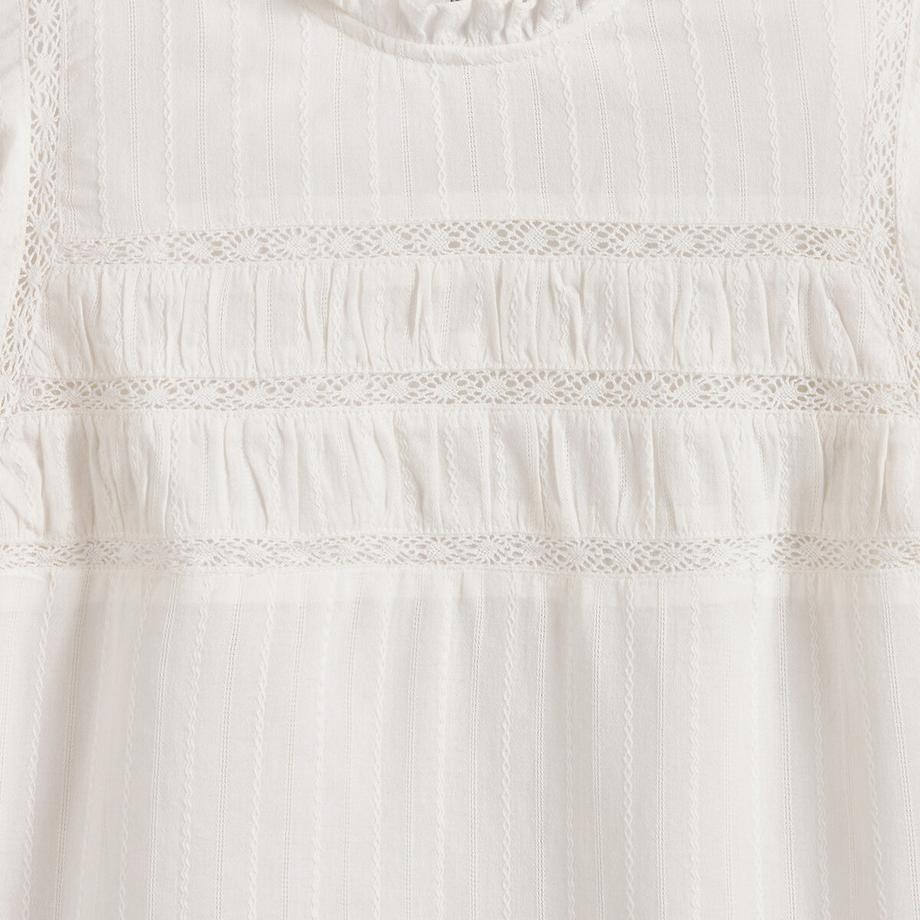 La Redoute Collections  Bluse mit viktorianischem Kragen 