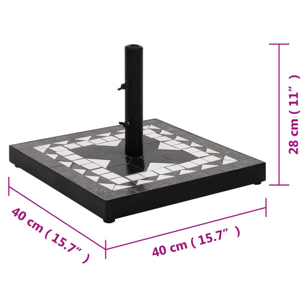 VidaXL Base de parasol fer  