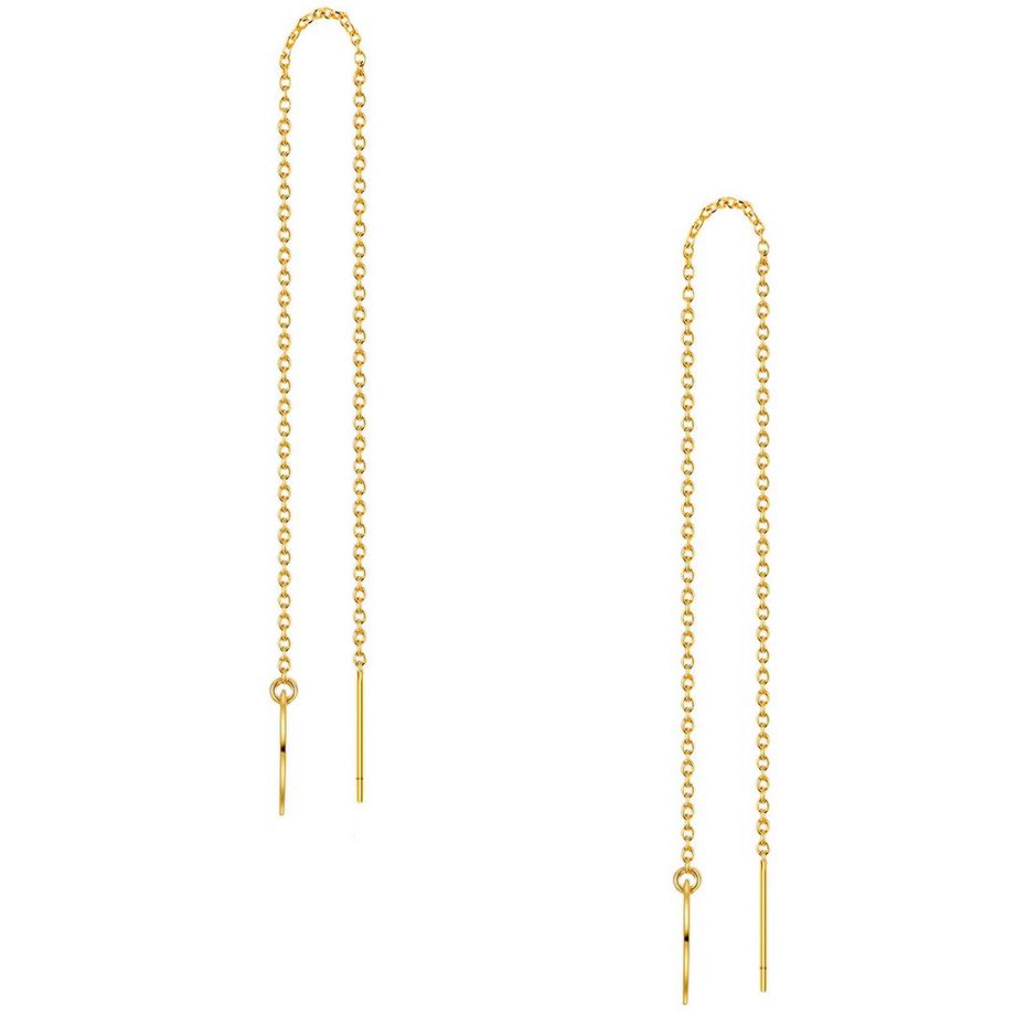 Lulu & Jane  Ohrhänger Edelstahl gelbgold 