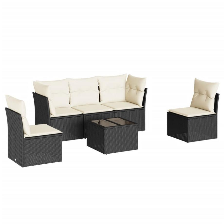 set divano da giardino Polirattan