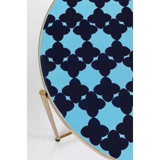 KARE Design Tavolino Priya blu (set di 2)  