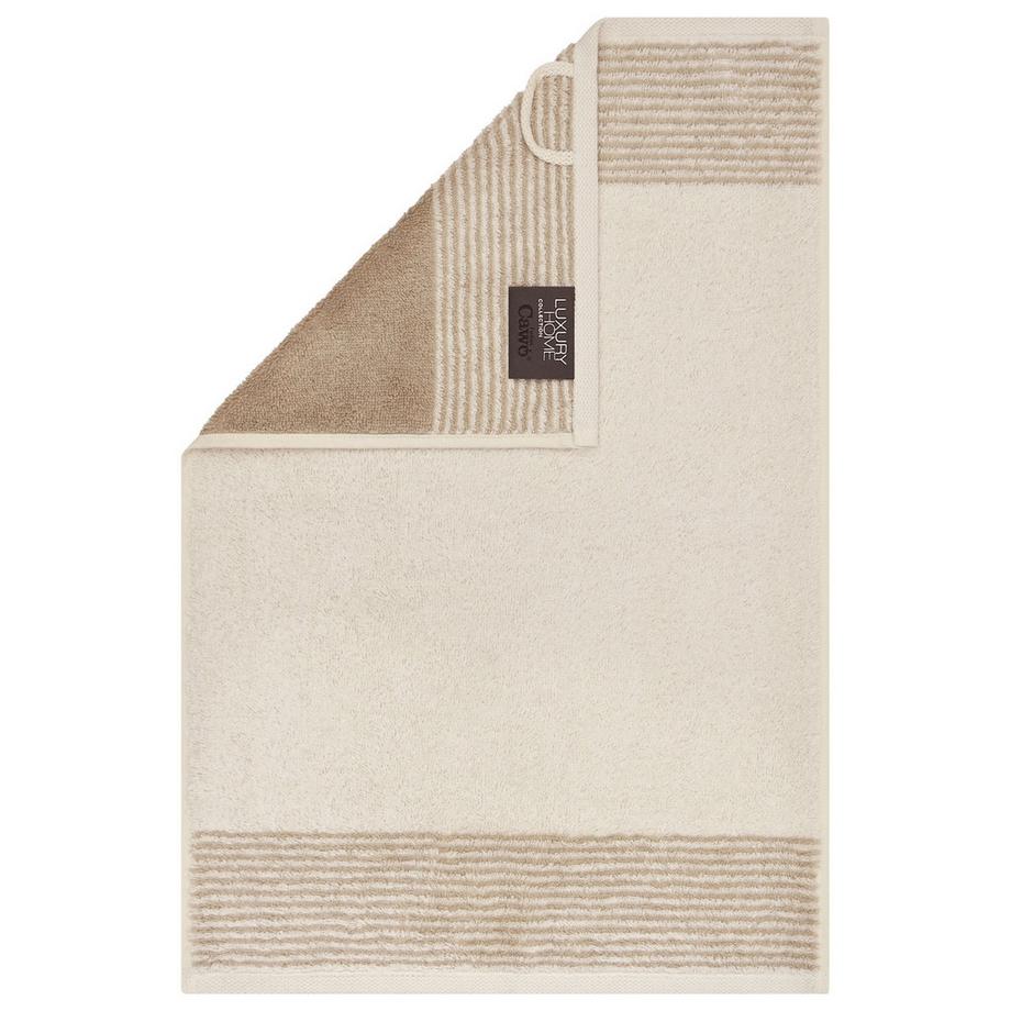 Cawö Linge d'invité  Pack de 1-Luxury Home Two-Tone  