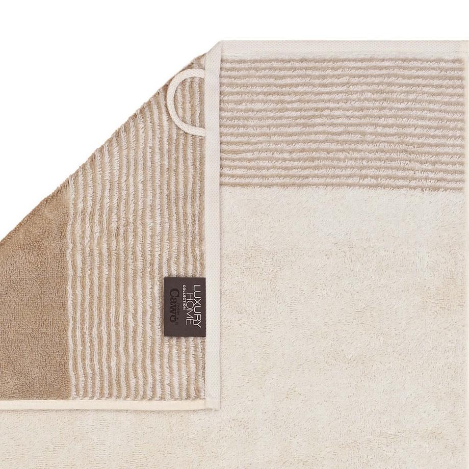 Cawö Linge d'invité  Pack de 1-Luxury Home Two-Tone  
