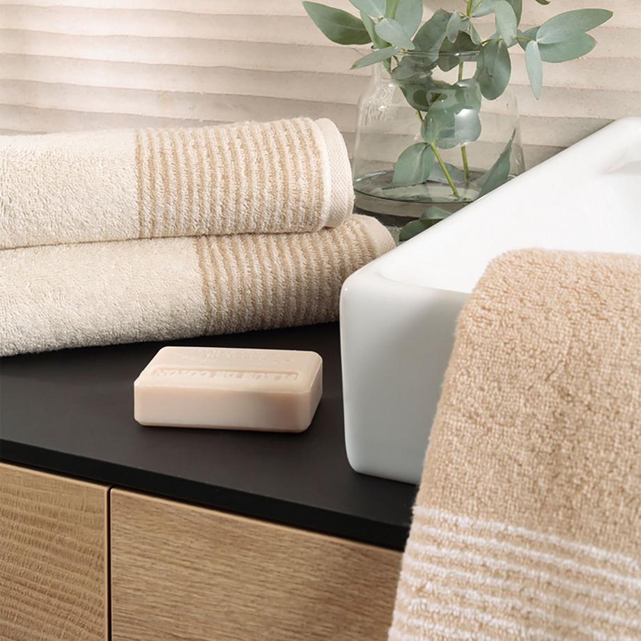 Cawö Linge d'invité  Pack de 1-Luxury Home Two-Tone  