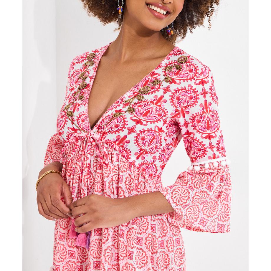 Joe Browns Baumwolltunika mit Quastenbesatz  