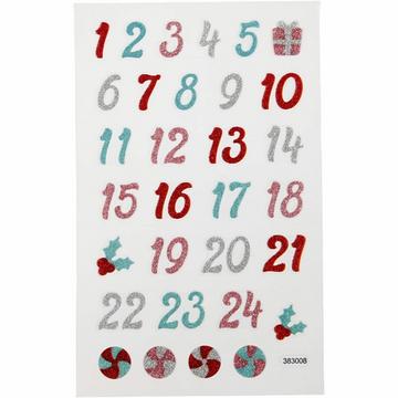 Adventskalender-Zahlen 31 Sticker