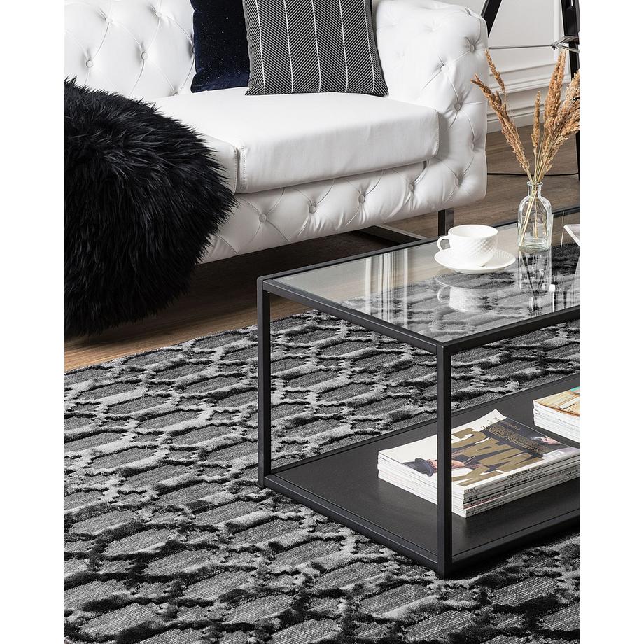 Beliani Tapis en Soie artificielle  CIZRE  