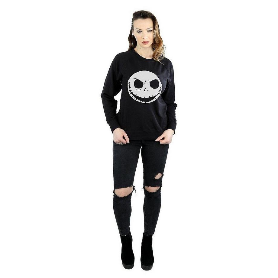 Nightmare Before Christmas Jack Skellington Felpa Girocollo  