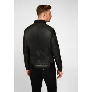 RICANO  Veste en cuir pour hommes Durano - blouson sportif avec col montant 