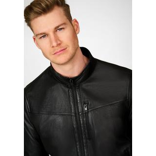 RICANO  Veste en cuir pour hommes Durano - blouson sportif avec col montant 