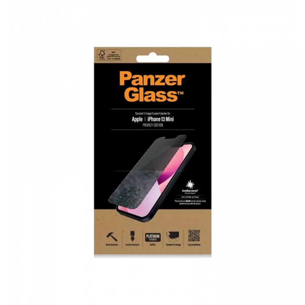 PanzerGlass ® Privacy Screen Protector iPhone 13 Mini | Standard Fit Clear screen protector Apple 1 pc(s)