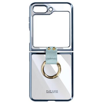 Cover anello Galaxy Z Flip5, bordo blu