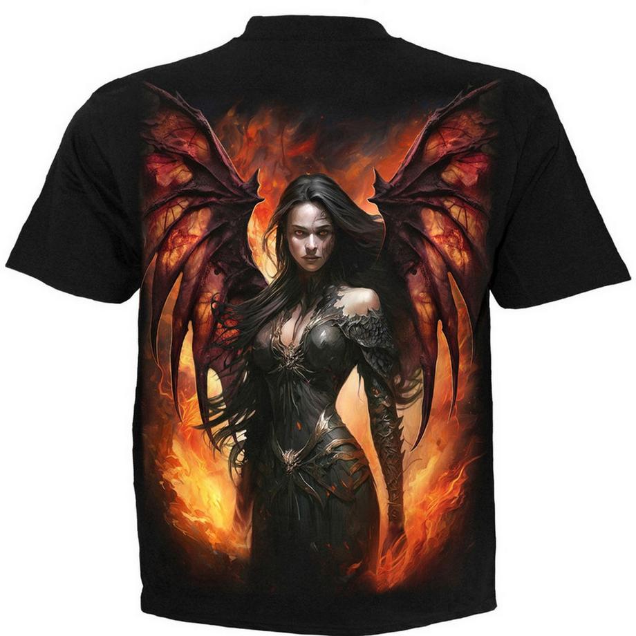 Spiral T-Shirt Draco Queen avec Imprimé au Dos  