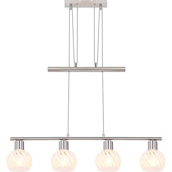 mutoni Lampada a sospensione Willy in metallo opaco 4xE27  