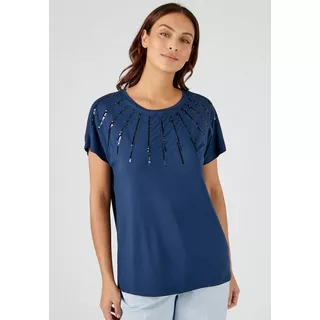 Damart  Shirt mit Pailletten. 