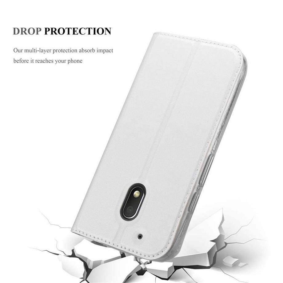 Cadorabo  Hülle für Motorola MOTO G4 PLAY Magnetverschluss, Kartenfach 