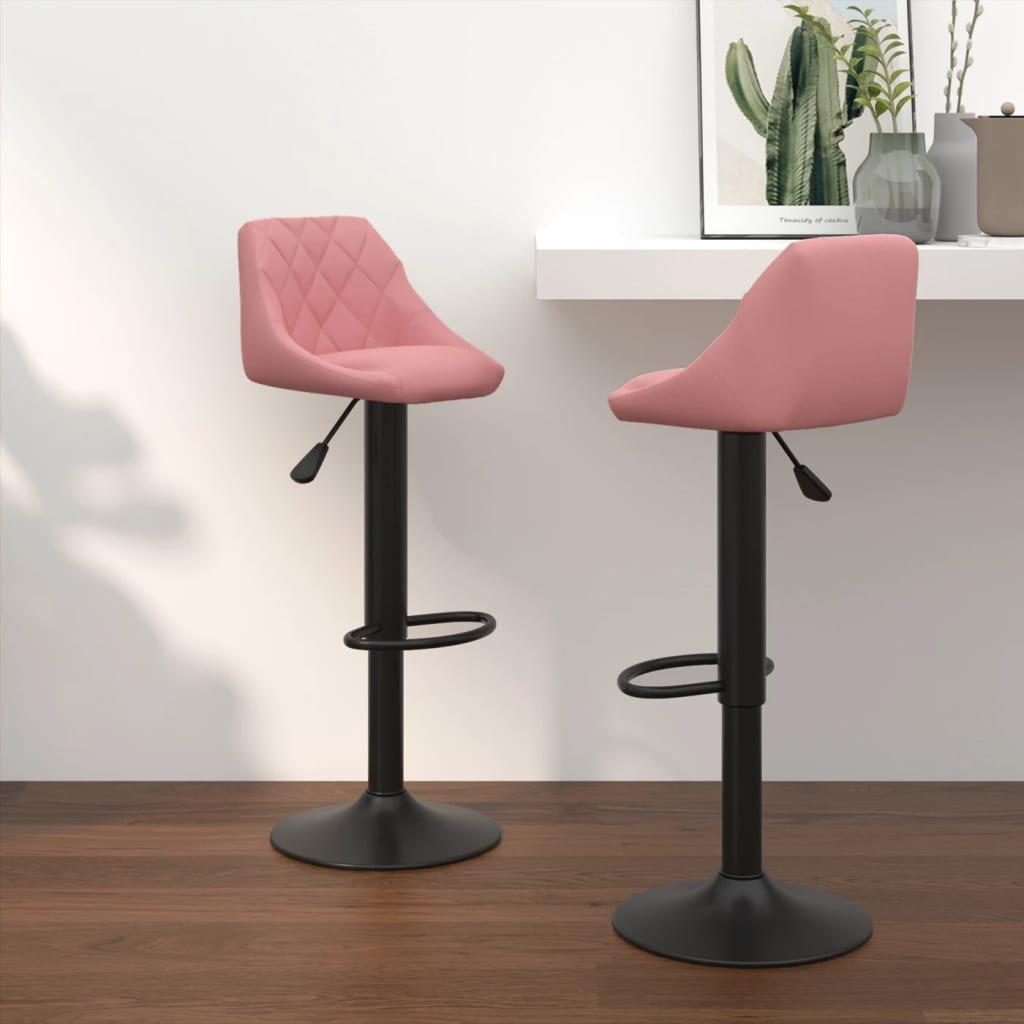 VidaXL Tabouret de bar velours  