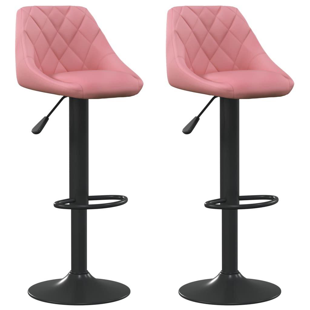 VidaXL Tabouret de bar velours  