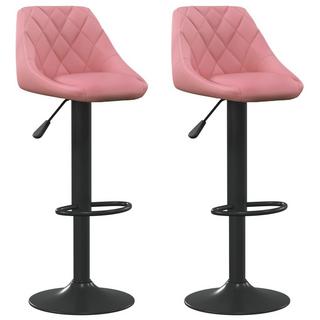 VidaXL Tabouret de bar velours  