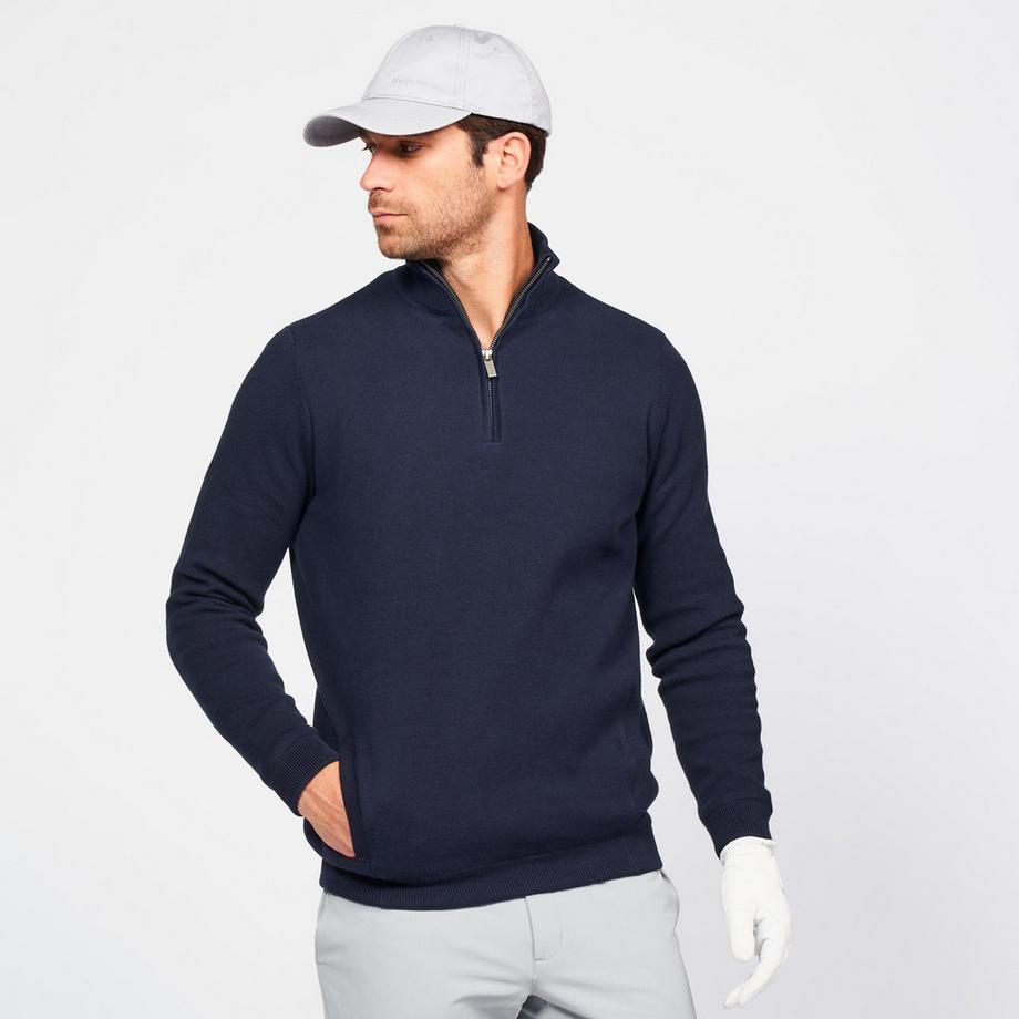 INESIS  Pullover uomo golf antivento cotone 