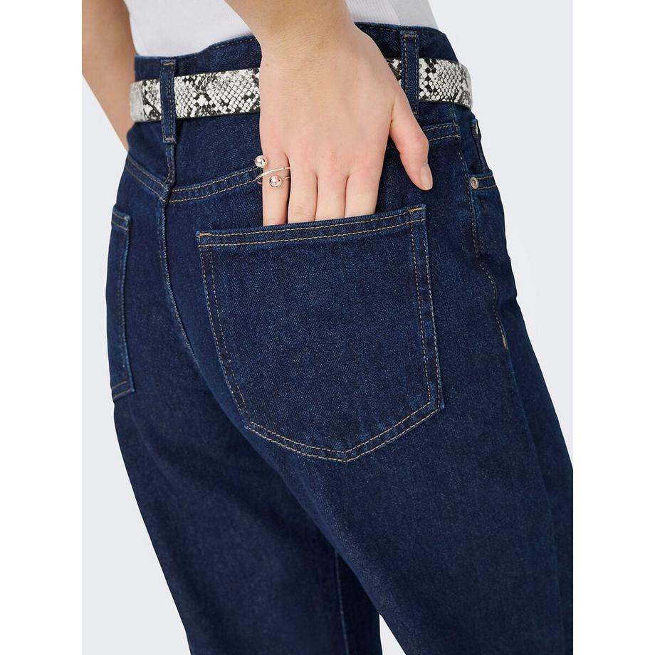 ONLY Weite Jeans mit Rand  