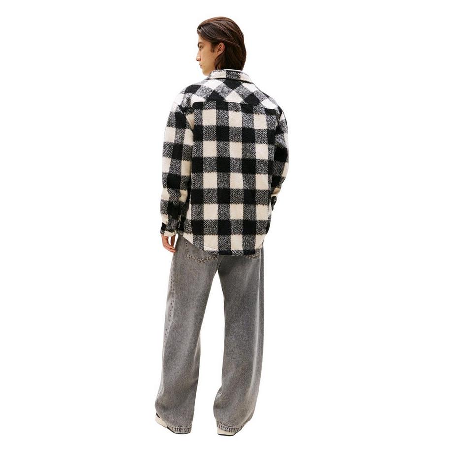 TOMMY JEANS  Sopra Camicia Plaid A Scacchi Flanella Tasca Sul Petto 