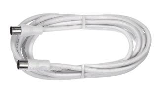 Axing  Axing BAK99996 câble coaxial 10 m IEC Blanc 