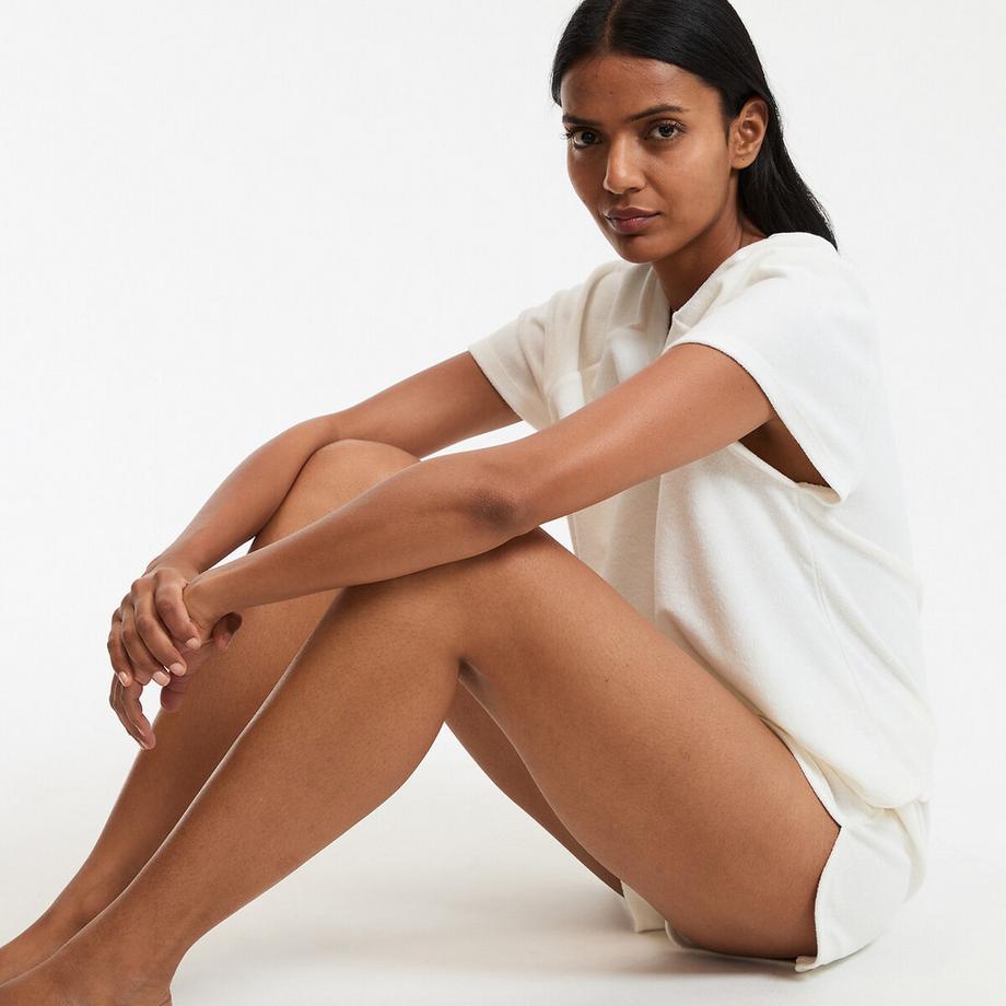 La Redoute Collections Frottee Kurzpyjama  