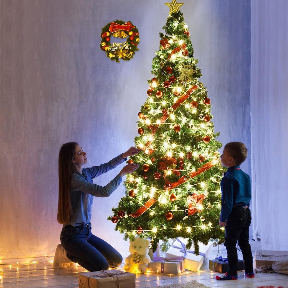 Northix Sapin de Noël artificiel, support en métal  