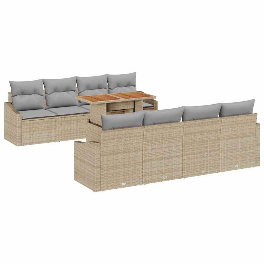 Divano da giardino Polyrattan