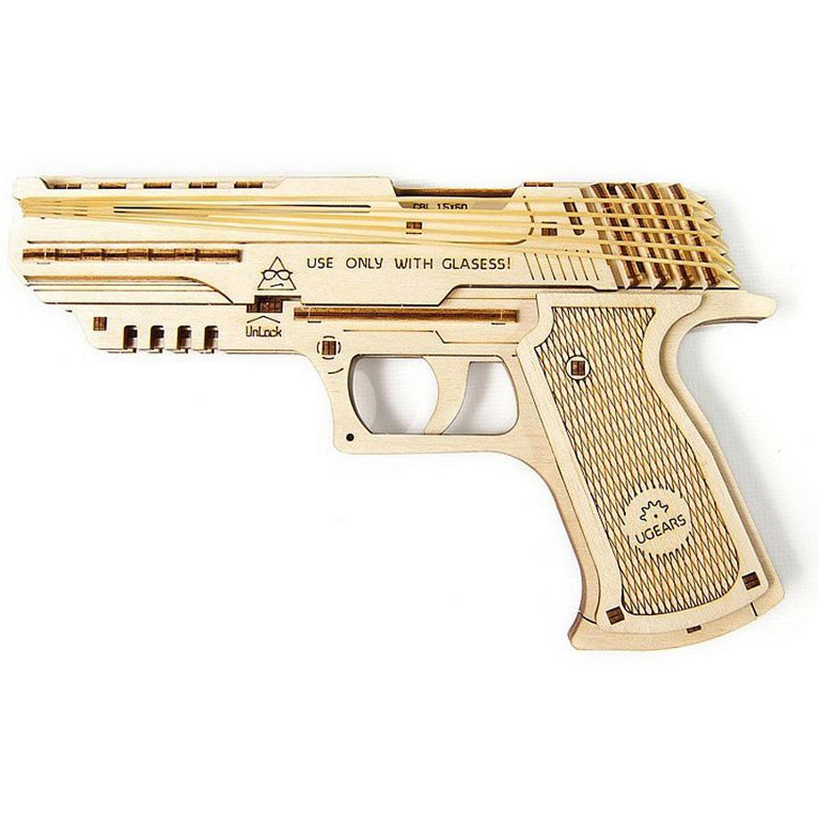 UGEARS  Handfeuerwaffe Wolf-01 (62Teile) 