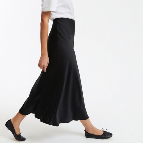 La Redoute Collections Ausgestellter Maxirock aus mattem Satin  