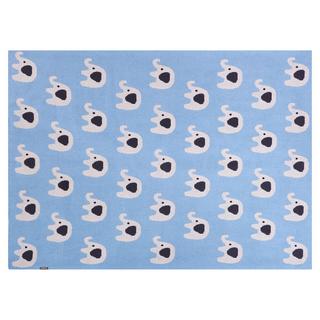 Beliani HILKOT Couverture Moderne en Coton  