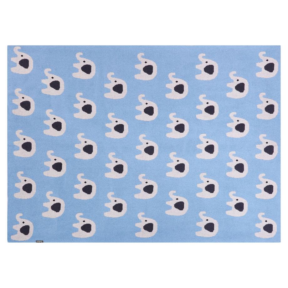 Beliani HILKOT Couverture Moderne en Coton  