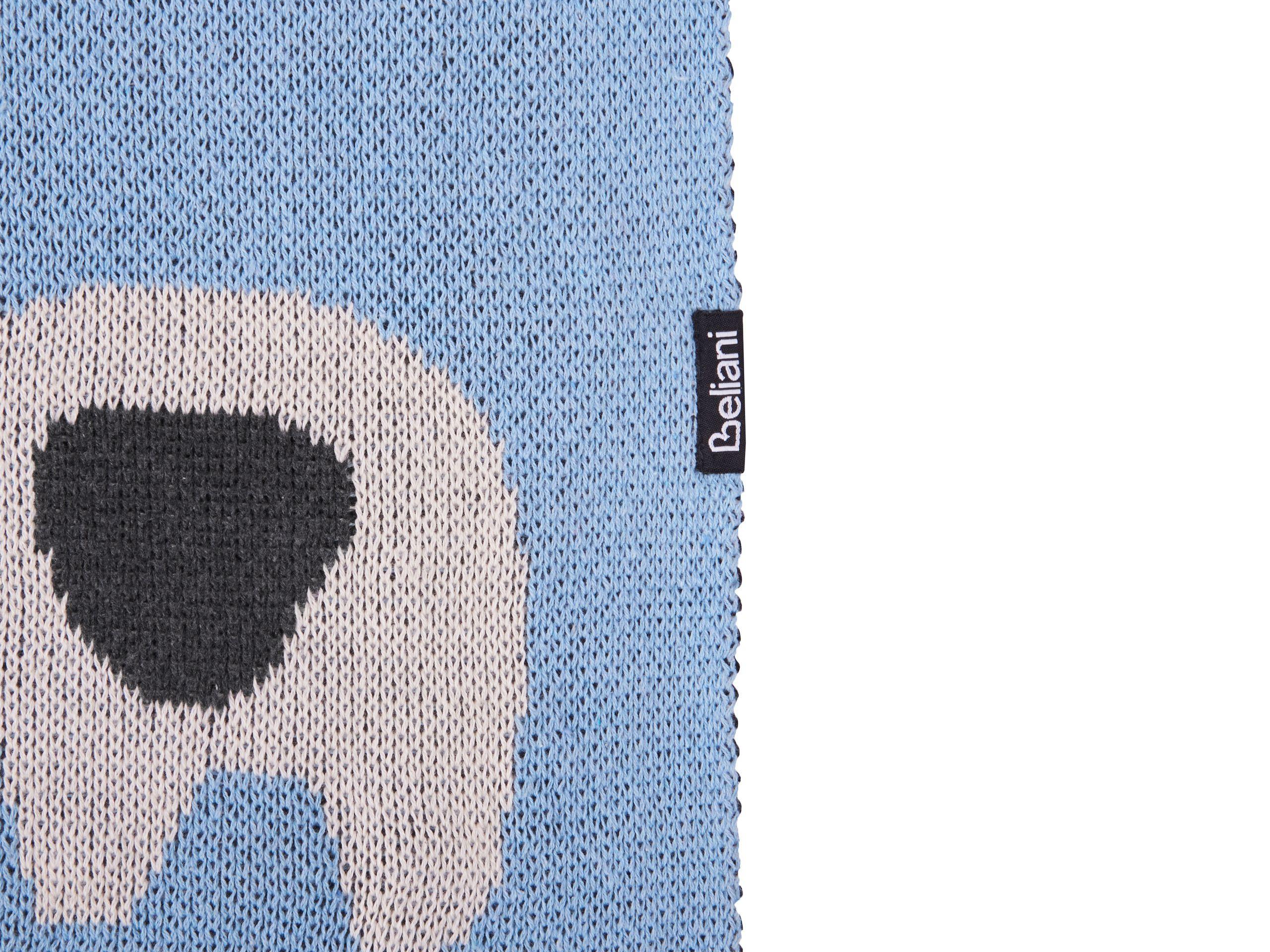 Beliani HILKOT Couverture Moderne en Coton  