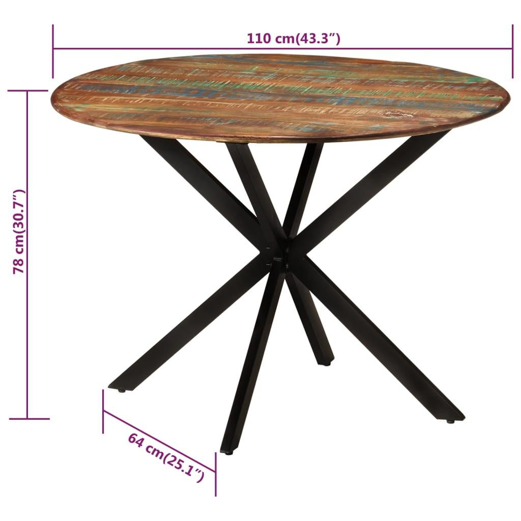 VidaXL Table à manger bois  