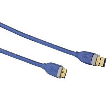 1.8m Micro USB 3.0 Cable USB Kabel 1,8 m USB A Micro-USB B Blau