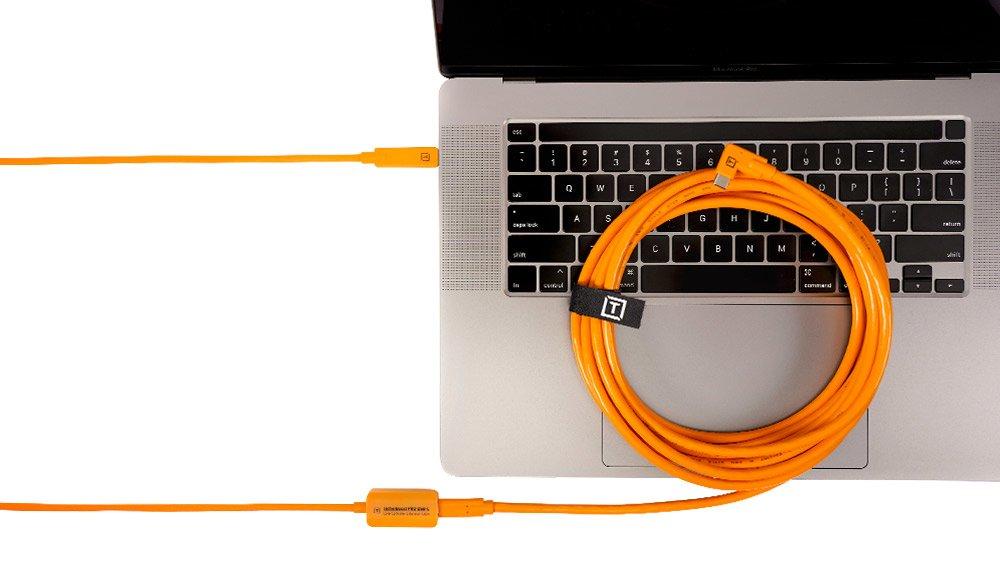 Tether Tools  Tether Tools TBPRO3-ORG USB Kabel 4,6 m USB 3.2 Gen 2 (3.1 Gen 2) USB C Orange 