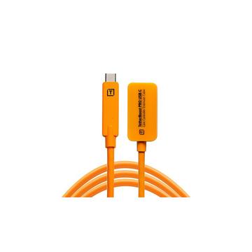 Tether Tools TBPRO3-ORG USB Kabel 4,6 m USB 3.2 Gen 2 (3.1 Gen 2) USB C Orange