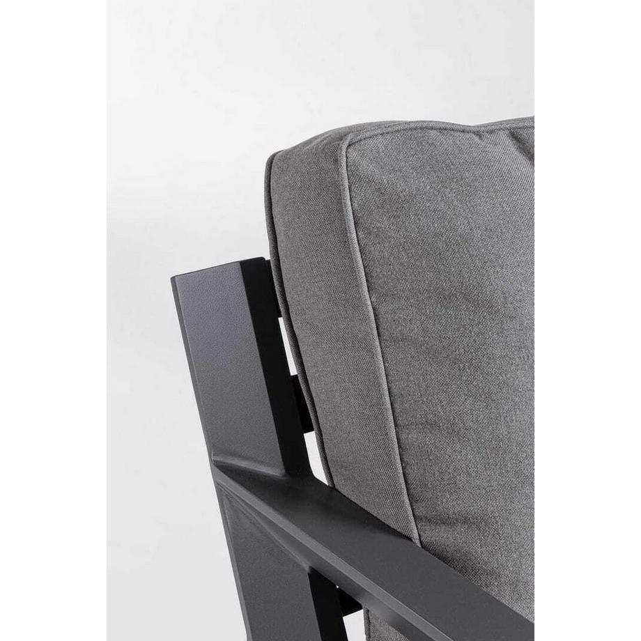 mutoni lifestyle Fauteuil de jardin Hendrix anthracite  