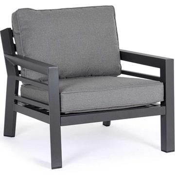 Fauteuil de jardin Hendrix anthracite