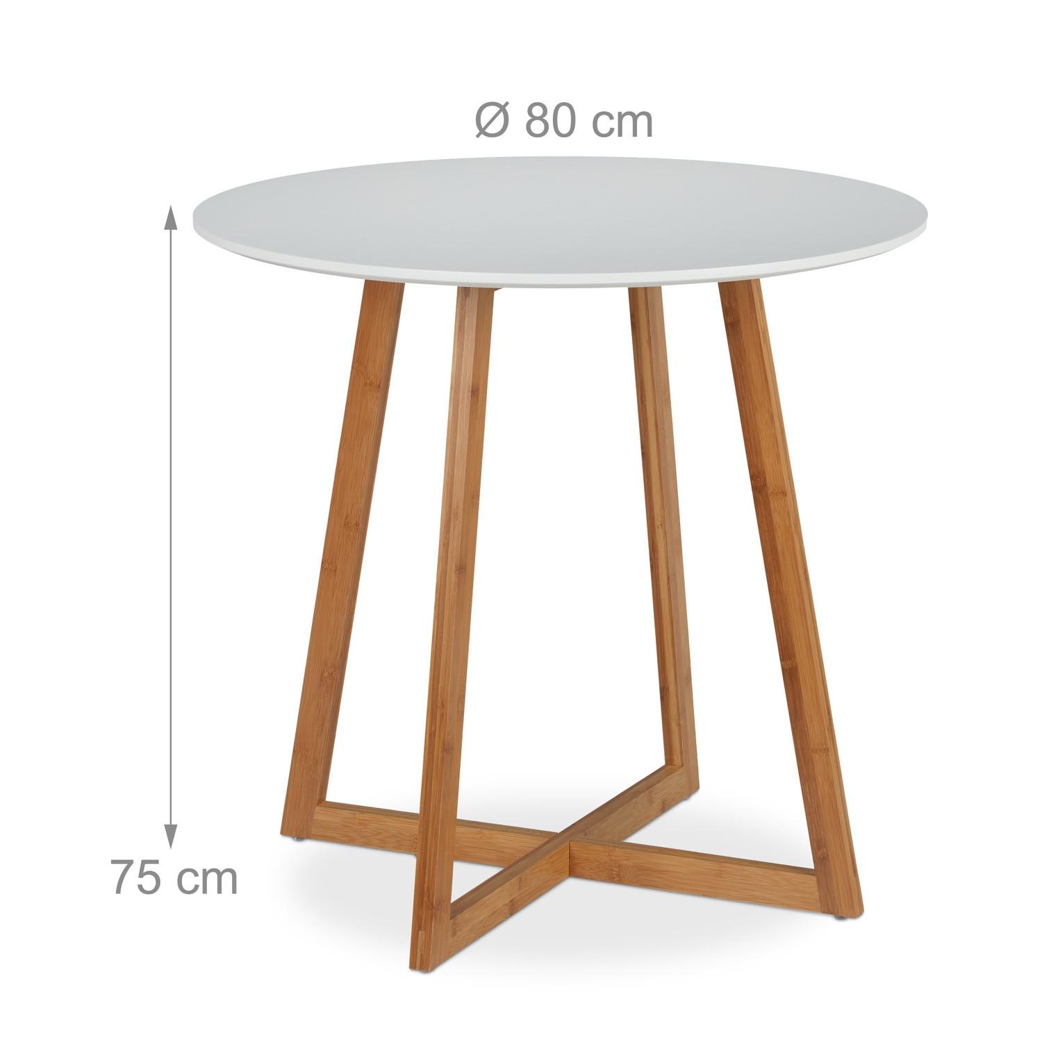 Northix Table à manger ronde  
