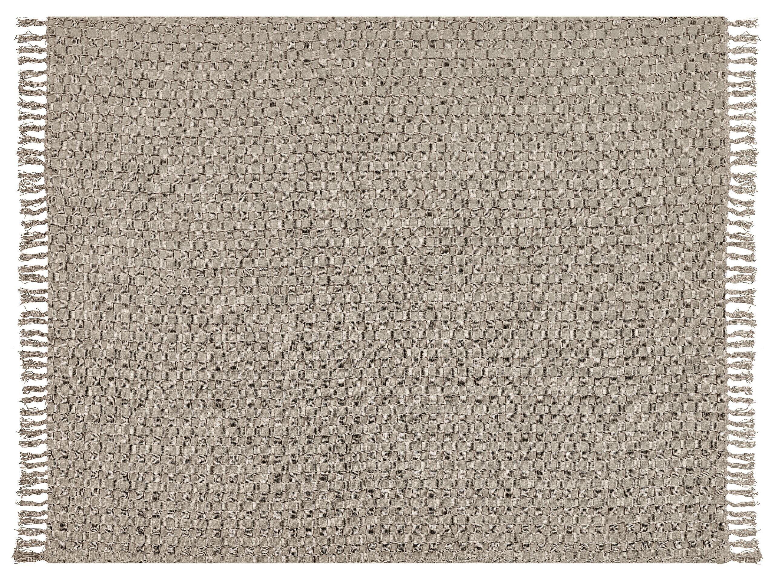 Beliani BERE Copriletto in Cotone  