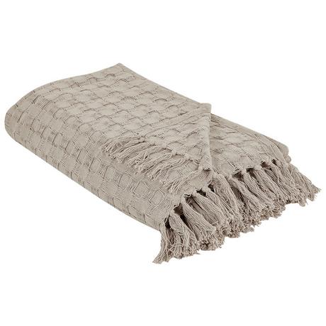 Beliani BERE Copriletto in Cotone  