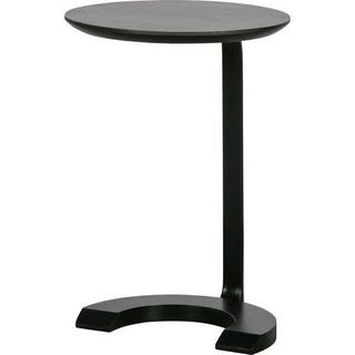 mutoni Table d'appoint Floor bois métal noir  