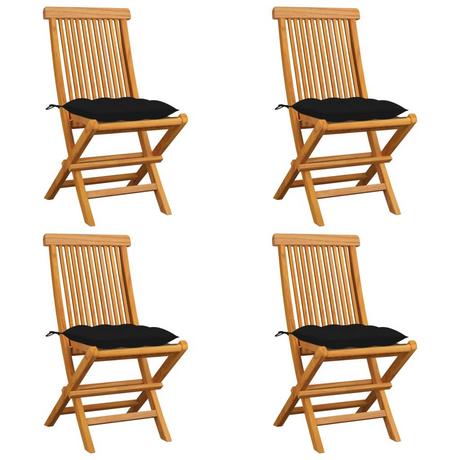 VidaXL sedia da giardino Teak riciclato  