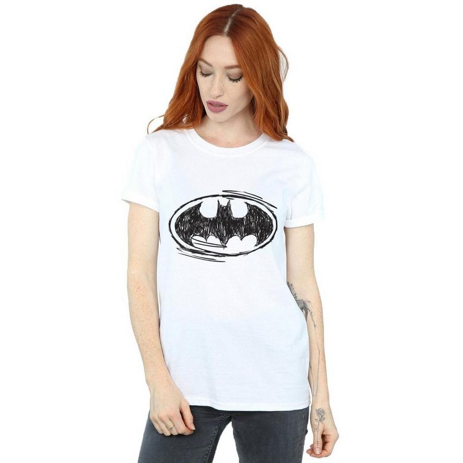 DC COMICS Batman Sketch Logo T-Shirt  