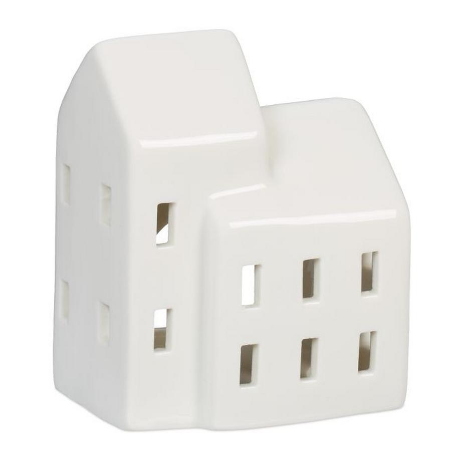 B2X  Maison de thé en céramique blanche 